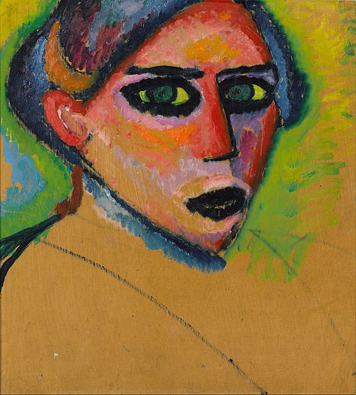 Woman's face, 1911, Alexej von Jawlensky