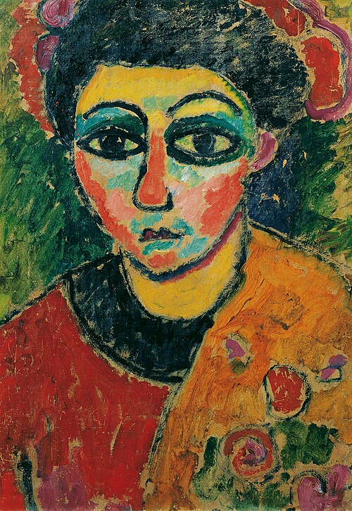 Damenbildnis, 1908, Alexej von Jawlensky