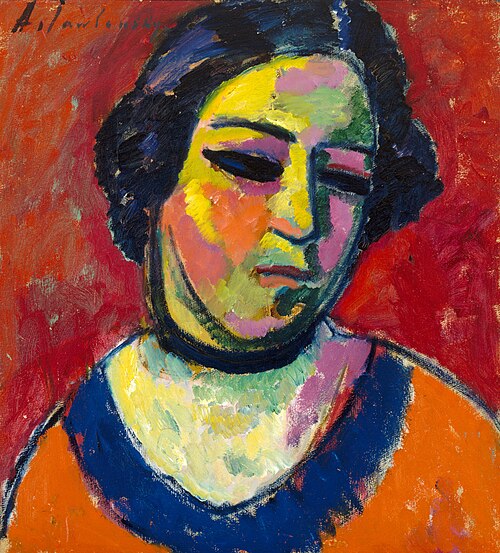 Portrait de femme, 1912, Alexej von Jawlensky