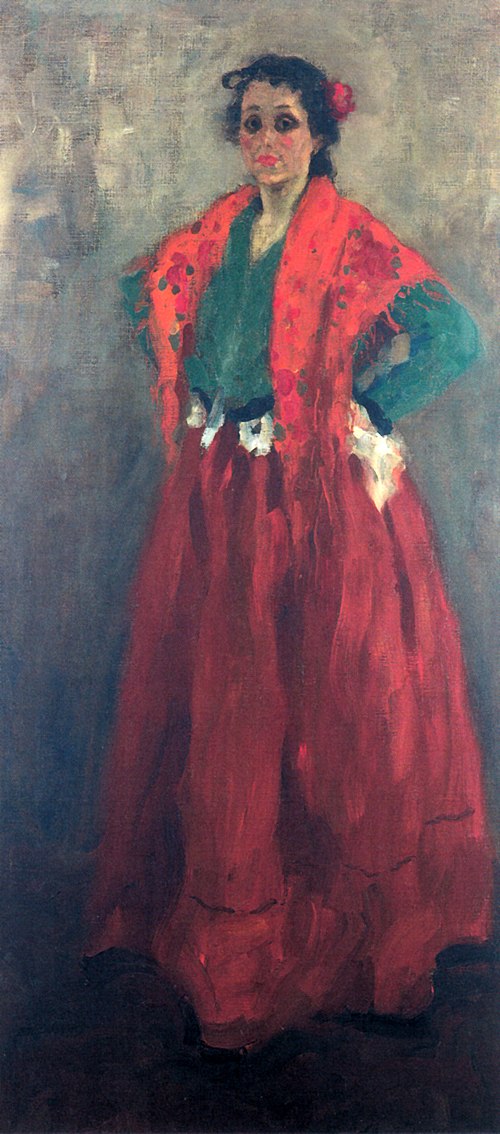 Helene im spanischen Kostüm, 1950, Alexej von Jawlensky