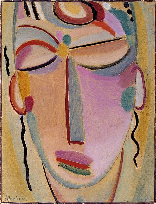 Mystischer Kopf: Meditation, 1918, Alexej von Jawlensky