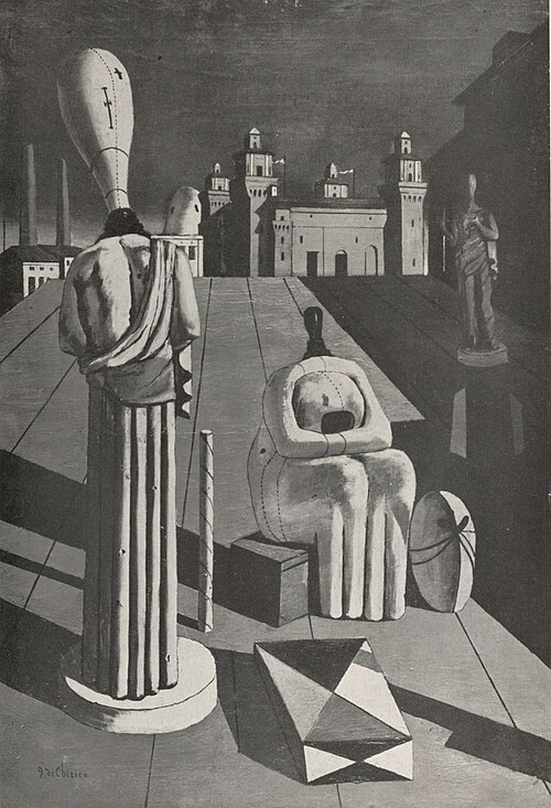 Les Muses inquiétantes, 1916, Giorgio De Chirico