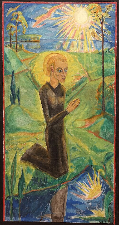Praying Woman, 1916, Erich Heckel