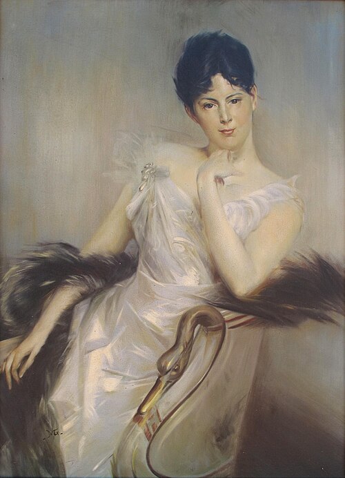 Ritratto alla Contessa Anna Maria Rombo Morosini, 1903, Michele Gordigiani