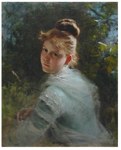 Portrait of Sarah Choate Sears, 1878, Michele Gordigiani