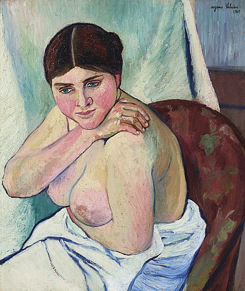 Juliet sitting in a chair, 1909, Suzanne Valadon