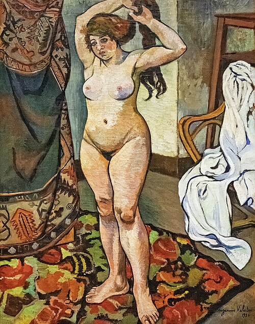 Gilberte nue se coiffant, 1920, Suzanne Valadon