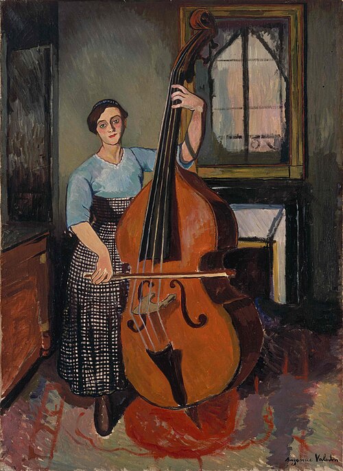 Femme à la contrebasse, 1908, Suzanne Valadon