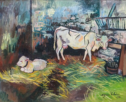L'étable en Beaujolais, 1921, Suzanne Valadon