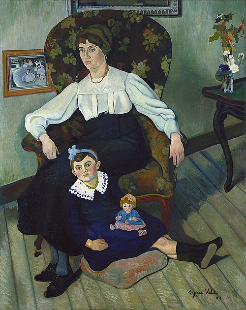 Marie Coca et sa fille, 1913, Suzanne Valadon
