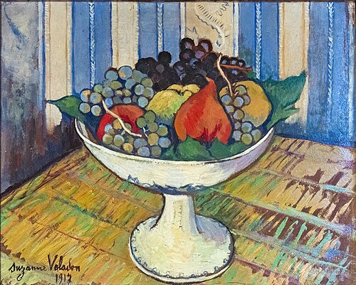 Fruit bowl, 1917, Suzanne Valadon