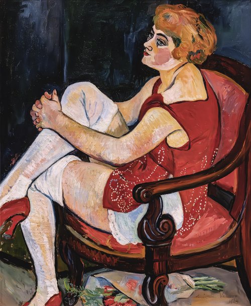 La Femme aux bas blancs, 1924, Suzanne Valadon