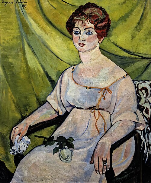 Woman in an armchair. Portrait of Madame G., 1919, Suzanne Valadon