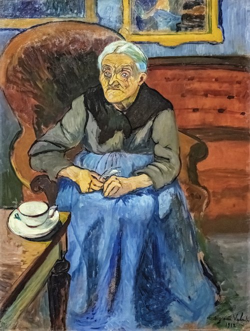La mère de l'artiste(Madeleine-Céline Valadon), 1912, Suzanne Valadon