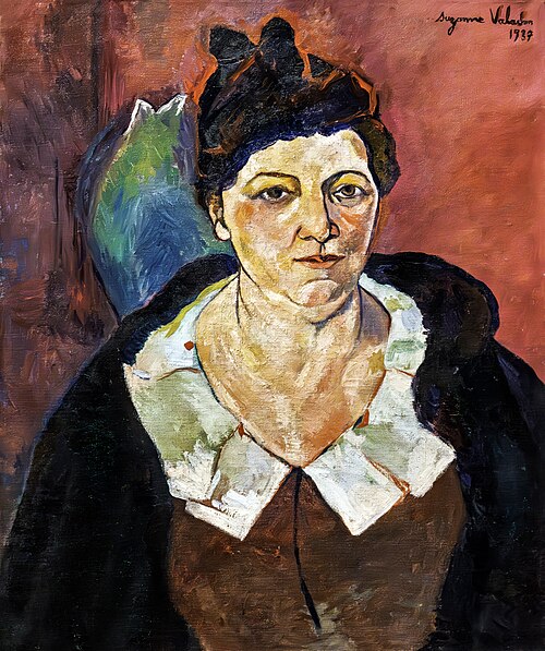 Portrait of Madame Maurice Utrillo, Lucie Valore, 1937, Suzanne Valadon