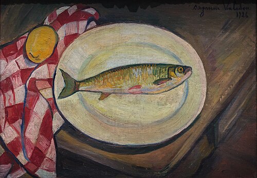 Nature morte au poisson, 1926, Suzanne Valadon