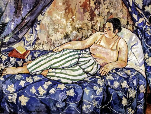 La Chambre bleue, 1923, Suzanne Valadon