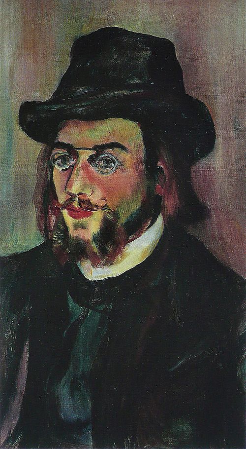 Portrait of Erik Satie, 1892, Suzanne Valadon