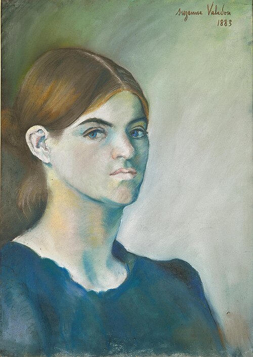 Self-portrait, 1883, Suzanne Valadon