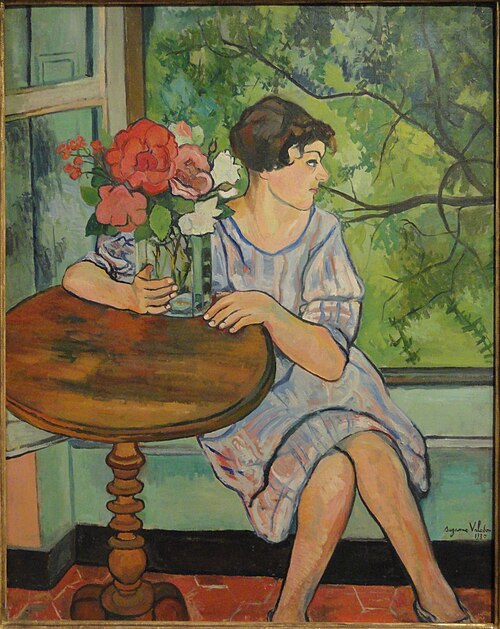 Young Girl in Front of a Window, 1930, Suzanne Valadon