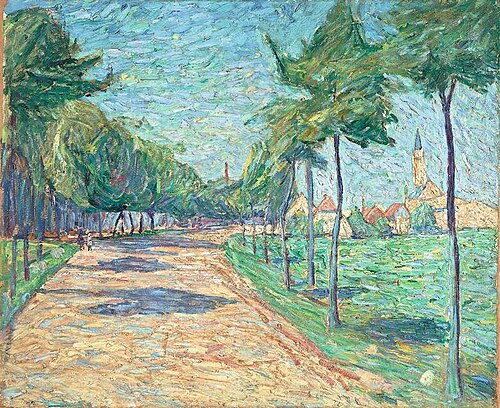Ansicht von Langen (Brandenburg), 1905, Theo von Brockhusen