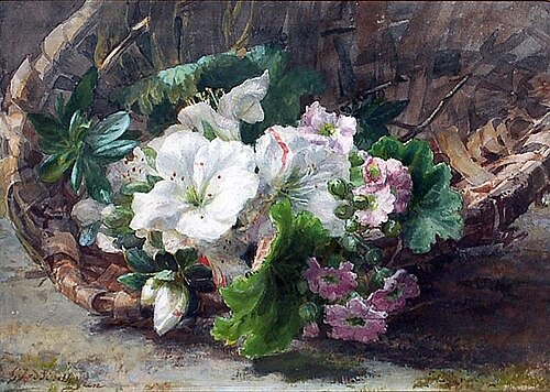 Still-life with Flowers, 1869, Gerardina Jacoba van de Sande 
