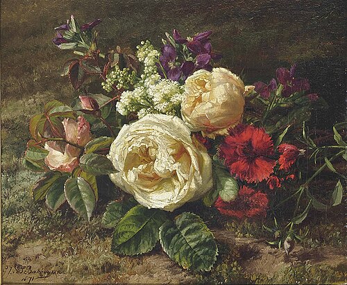 A Summer bouquet, 1871, Gerardina Jacoba van de Sande 