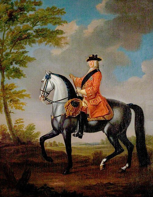 George I (1660–1727), on Horseback, , David Morier
