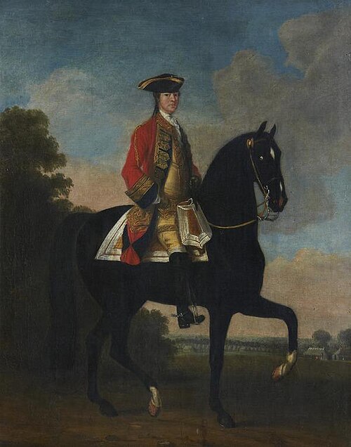 William Henry Kerr, 4th Marquess of Lothian, about 1712 - 1775. General, , David Morier