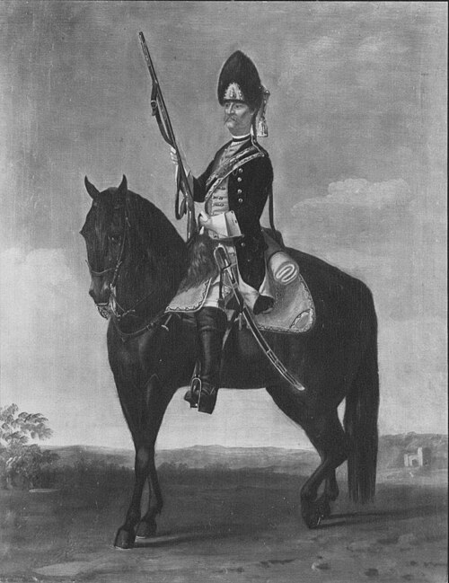 Grenadier, Regiment of Dragoons "Würtemberg" (?), 1748, David Morier