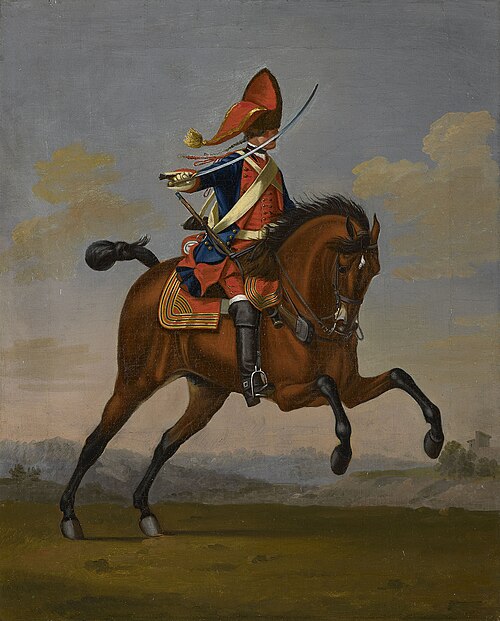 Grenadier, Regiment of Dragoons "Batthyany"., 1748, David Morier