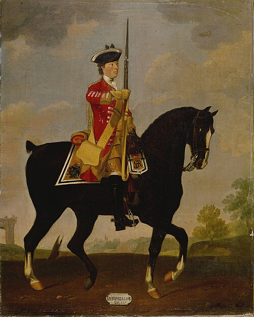 Private, 6th Inniskilling Dragoons, 1751., 1755, David Morier