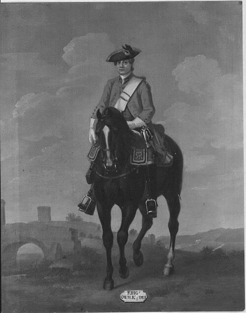 Private, 3rd King's Own Dragoons, 1755, David Morier