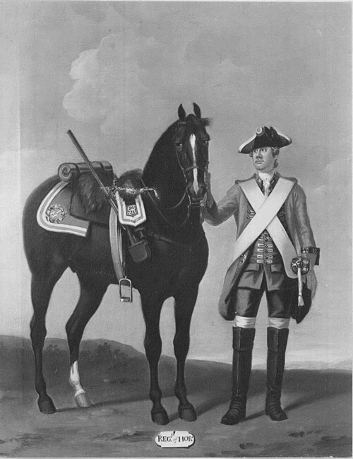 Private, 1st Horse, 1751., 1755, David Morier
