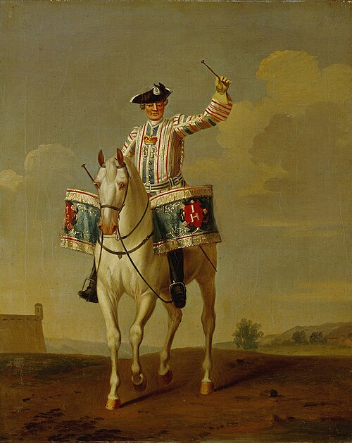 Kettledrummer, 1st Horse, 1750, David Morier