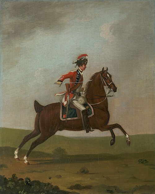 Private, 15th Light Dragoons, 1760, David Morier