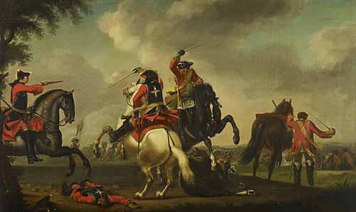 A Skirmish between English and French Cavalry, 1760, David Morier