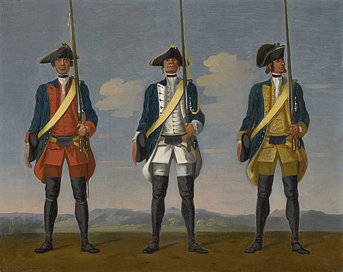 Privates, Austrian (?) "Vrei-Compagnien", 1748, David Morier