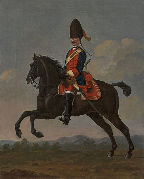 Grenadier, Regiment of Dragoons "Liechtenstein", 1748, David Morier