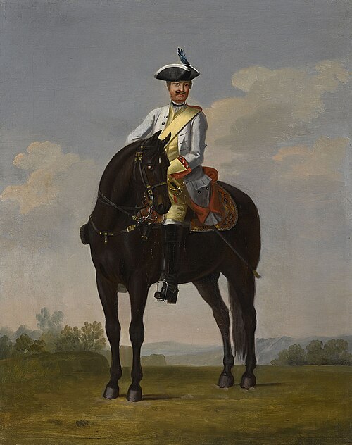 Private, Regiment of Horse 3B "Briedenbach", 1749, David Morier