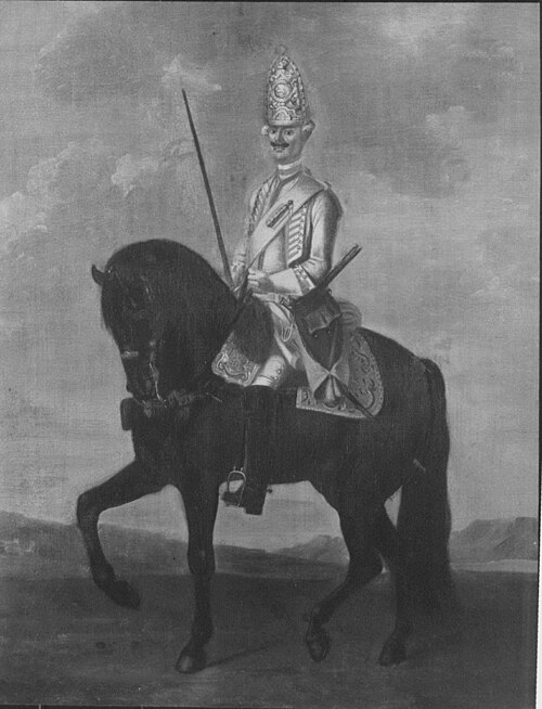 Grenadier, 5th Regiment of Dragoons "Behr", 1749, David Morier