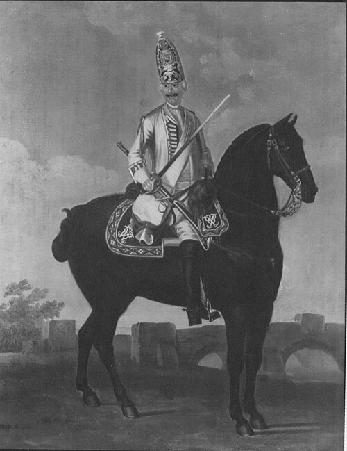 Grenadier, 6th Regiment of Dragoons "Adelebsen", 1749, David Morier
