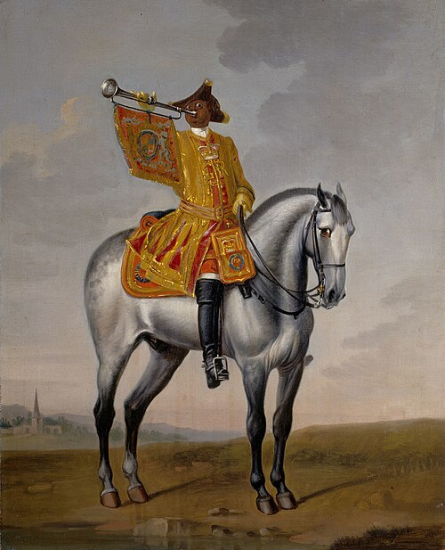 Trumpeter, 1st Troop of Horse Guards, 1750, David Morier