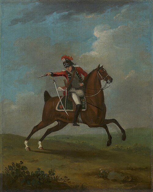 Private, 15th Light Dragoons, 1760, David Morier