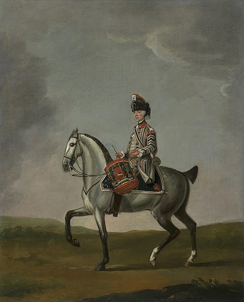 Drummer, 15th Light Dragoons, 1760, David Morier