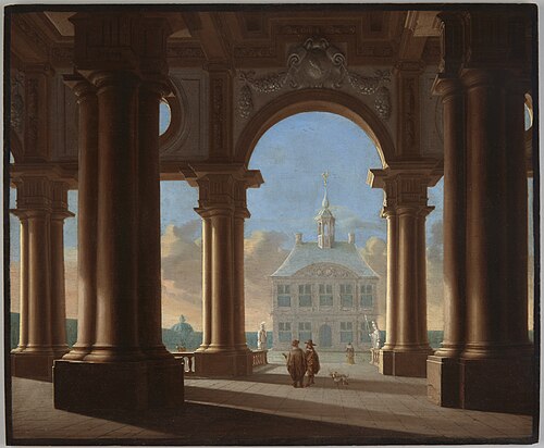 Palace Entrance, 1656, Daniel de Blieck