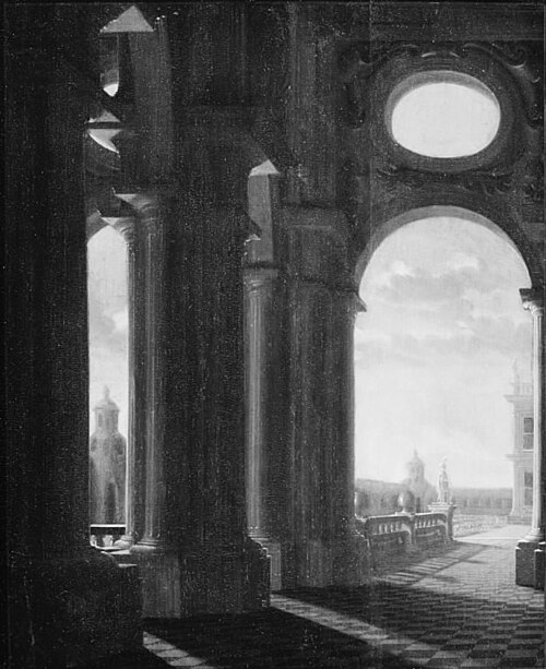 A Colonnade, 1658, Daniel de Blieck