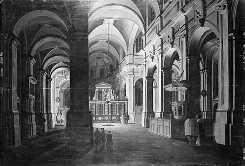 Interior of a Church, 1661, Daniel de Blieck