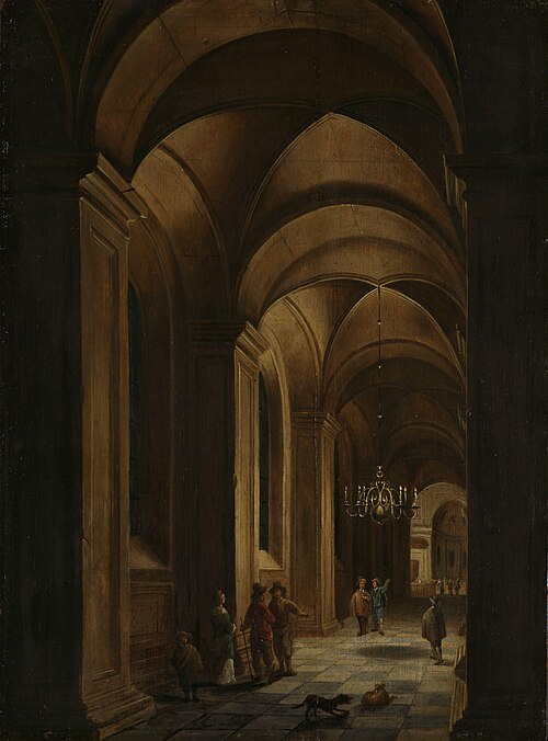 Church Interior, 1651, Daniel de Blieck