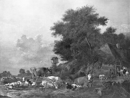 cattle + sheep, 1683, Albert Klomp